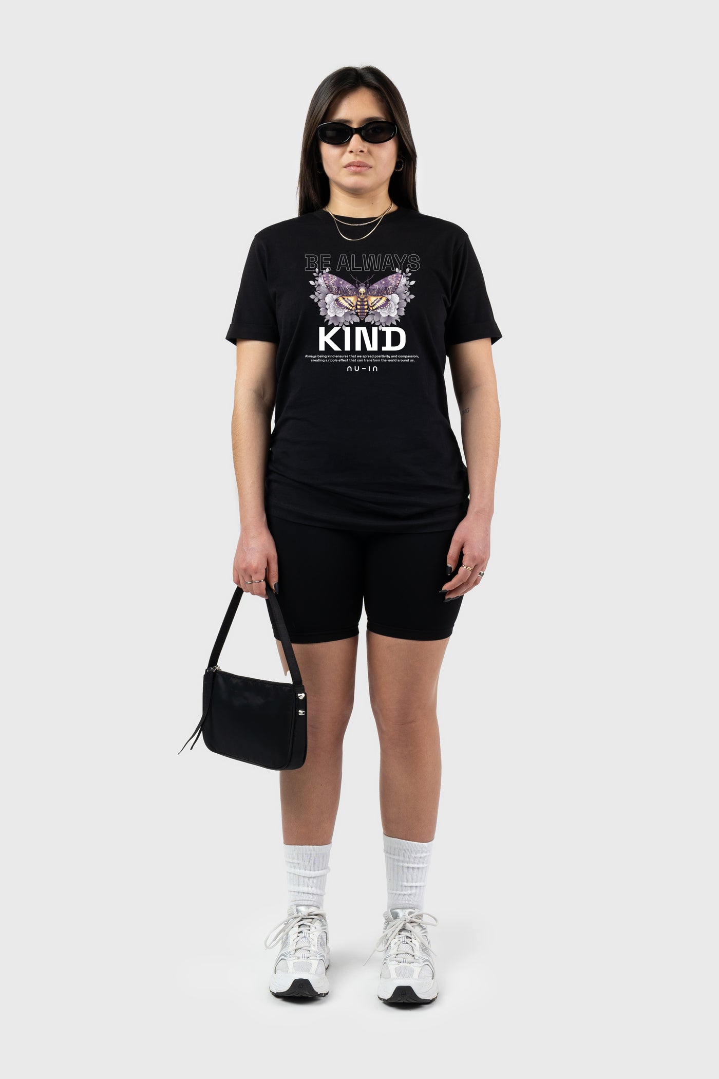 Be Always Kindful Roll-up Sleeves T-shirt