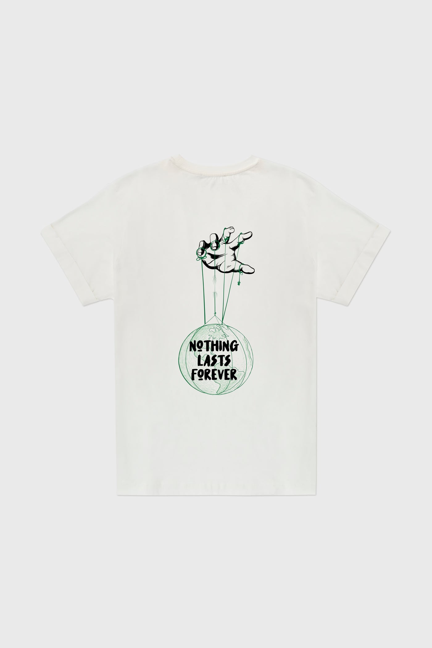 EARTH DAY Roll-up Sleeves T-shirt