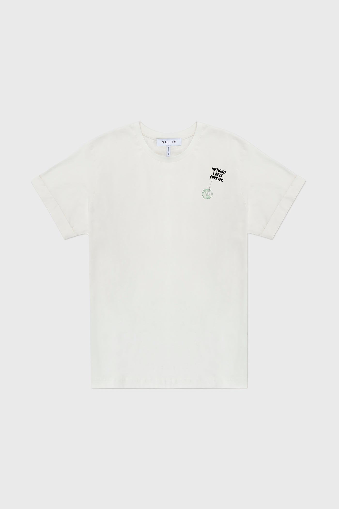 EARTH DAY Roll-up Sleeves T-shirt