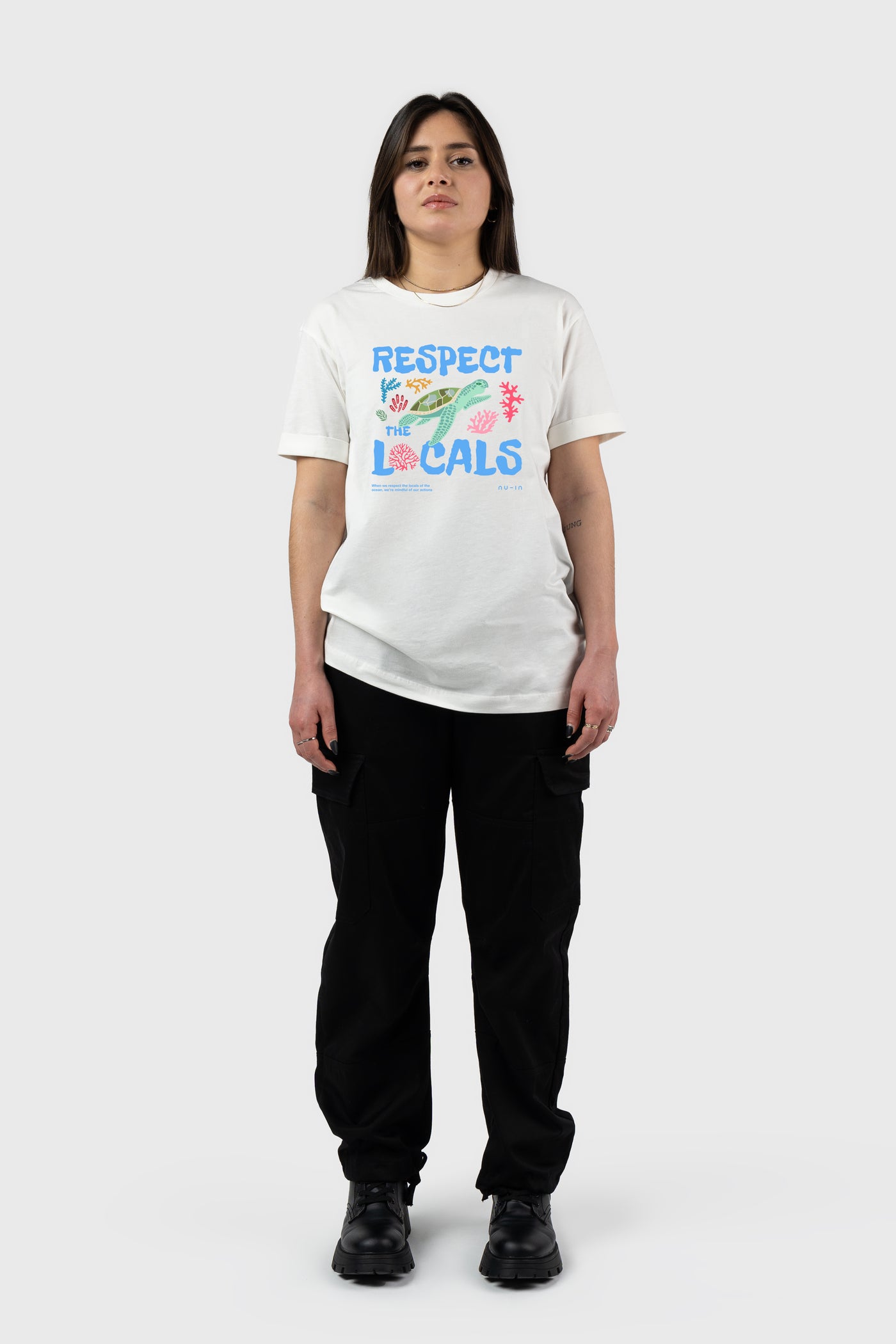 World Oceans Day Roll-up Sleeves T-shirt