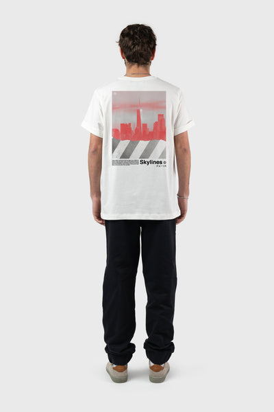 Unveiled Skylines Roll-up Sleeves T-shirt