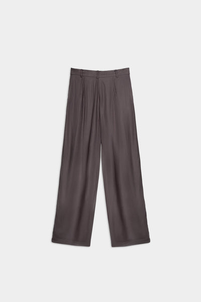 100% Ecovero Viscose Wide Leg Mid Waist Pants