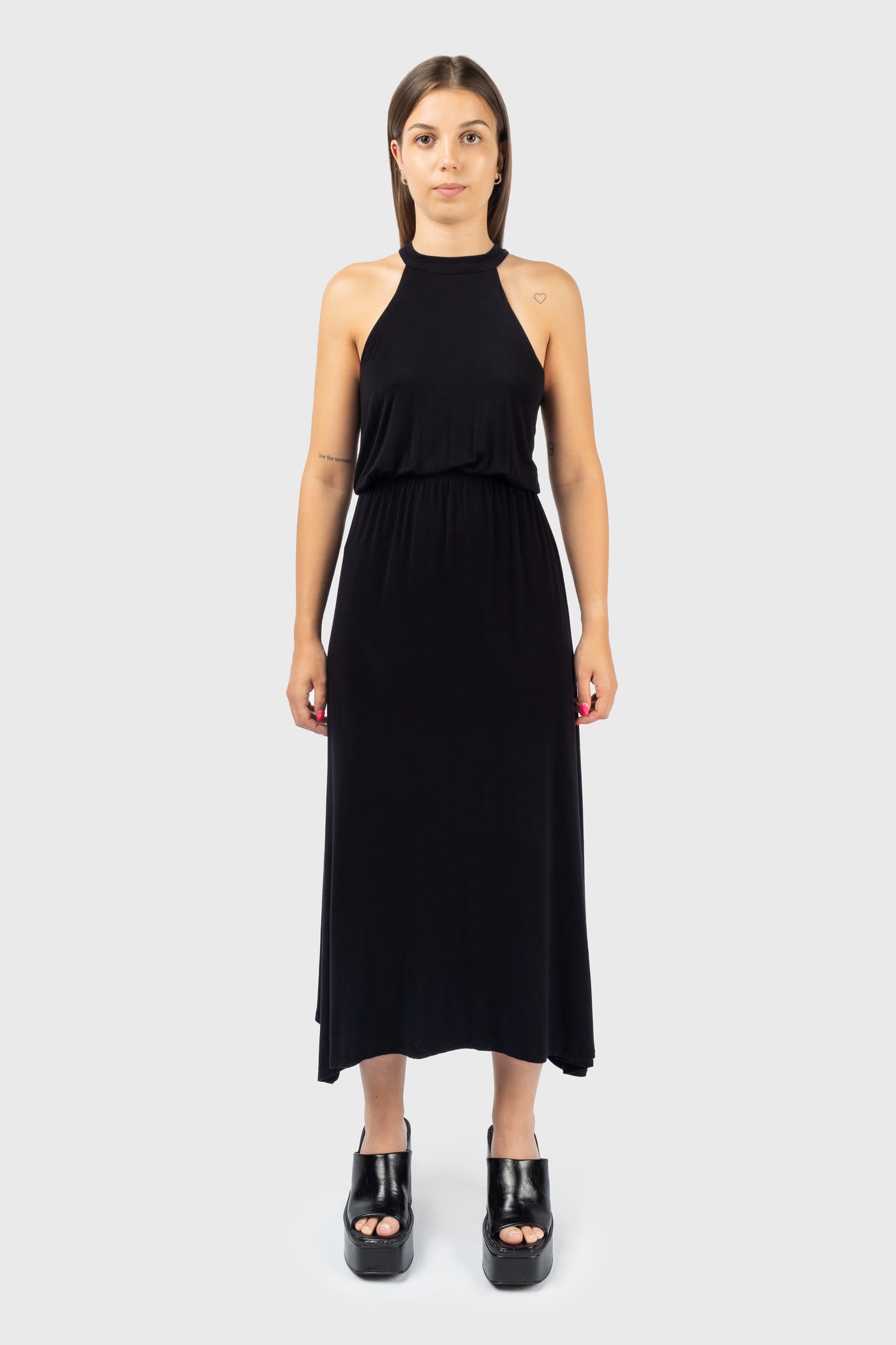 Halter Neck Maxi Dress