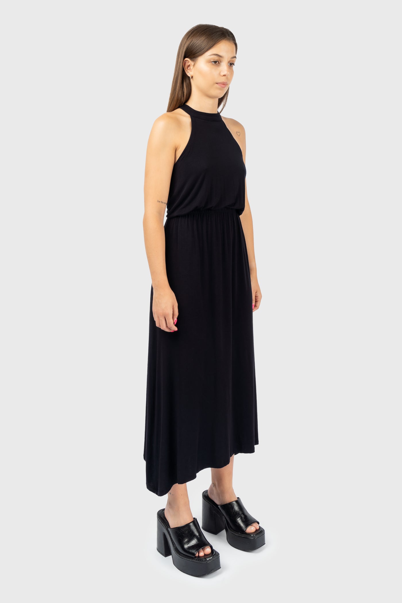 Halter Neck Maxi Dress