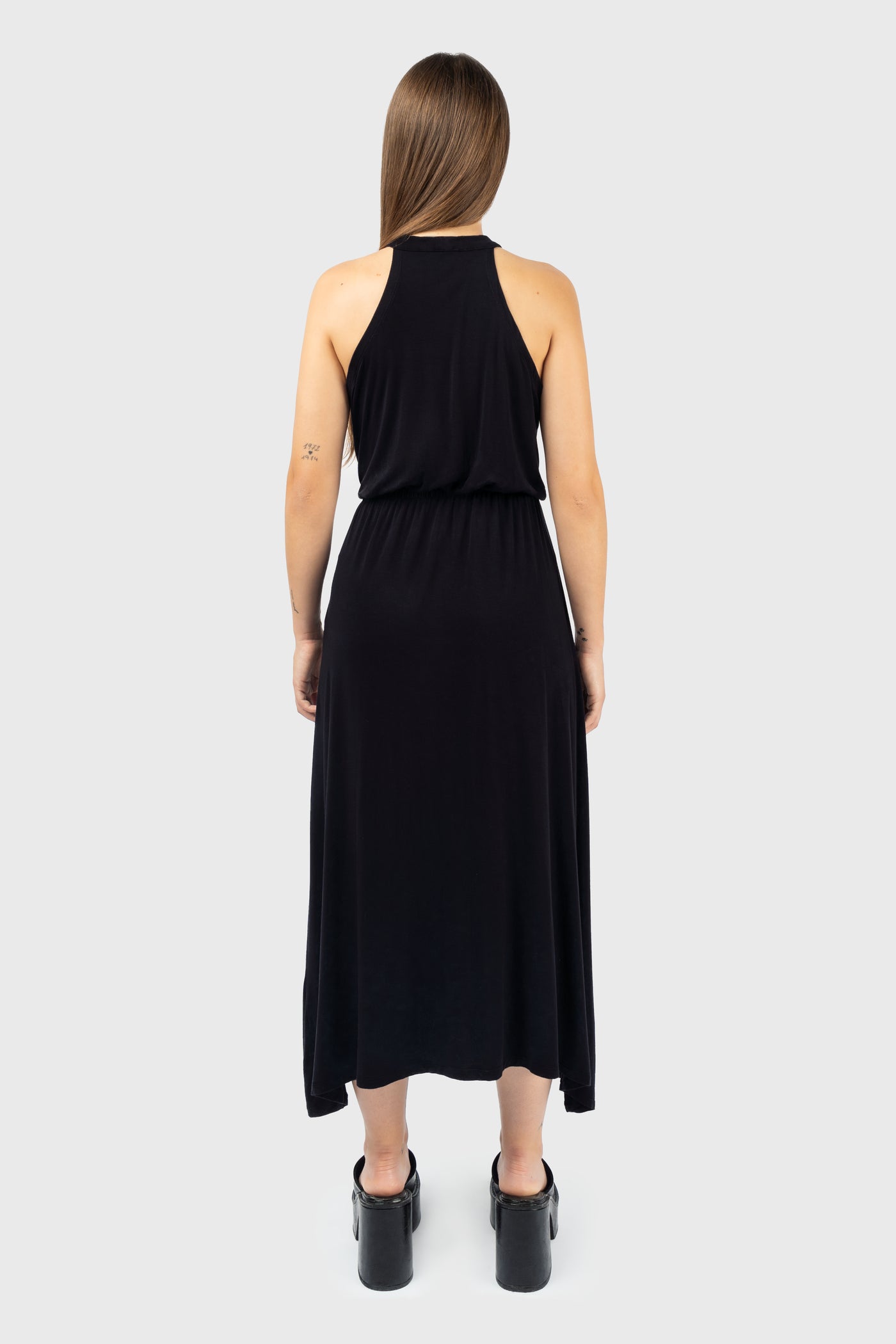 Halter Neck Maxi Dress