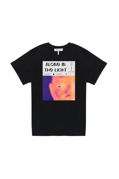 Alone in the light Roll-up Sleeves T-shirt