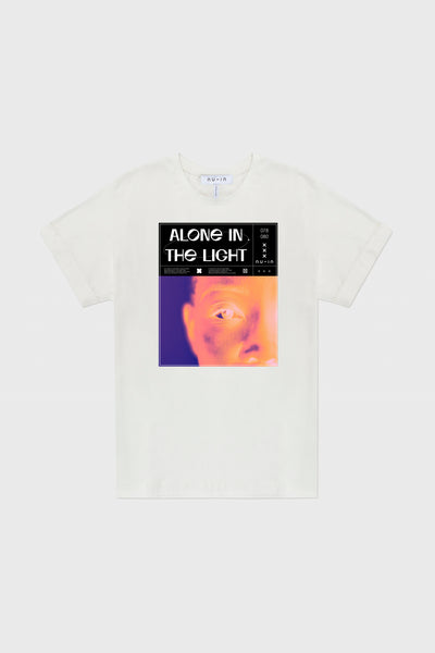 Alone in the light Roll-up Sleeves T-shirt