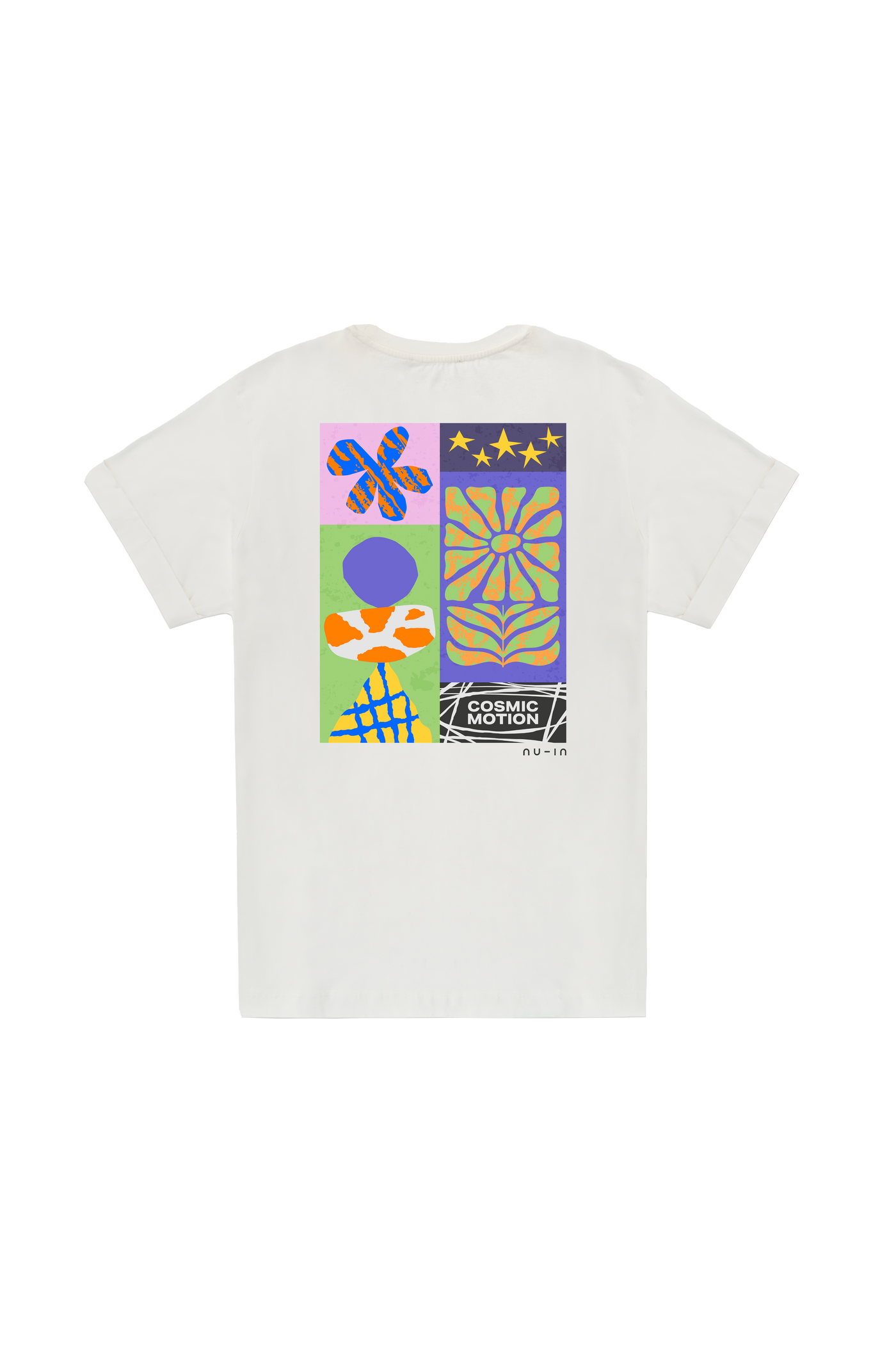 Cosmic Motion Roll-up Sleeves T-shirt