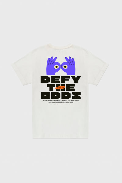 Defy the odds Roll-up Sleeves T-shirt