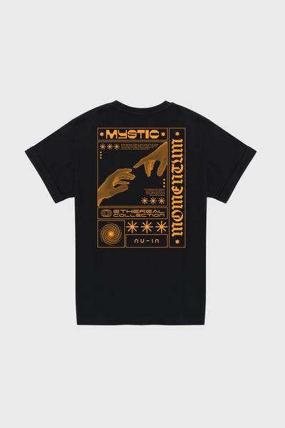 Mystic Momentum  Roll-up Sleeves T-shirt