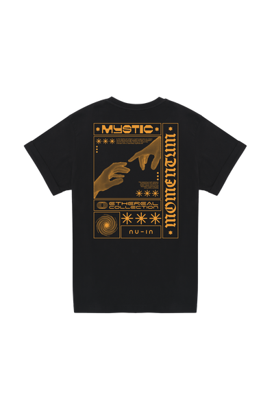 Mystic Momentum  Roll-up Sleeves T-shirt