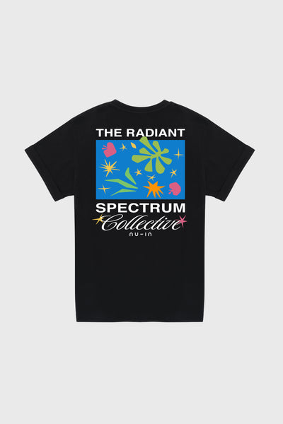 Radiant Spectrum Roll-up Sleeves T-shirt