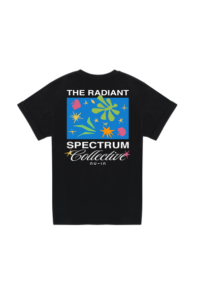 Radiant Spectrum Roll-up Sleeves T-shirt