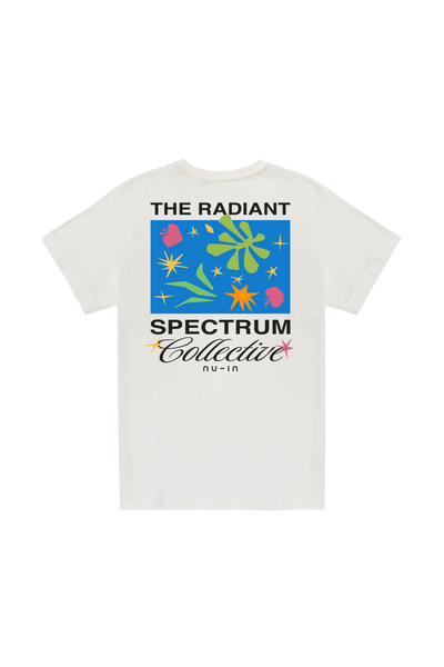 Radiant Spectrum Roll-up Sleeves T-shirt