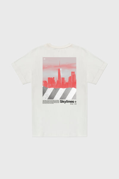 Unveiled Skylines Roll-up Sleeves T-shirt