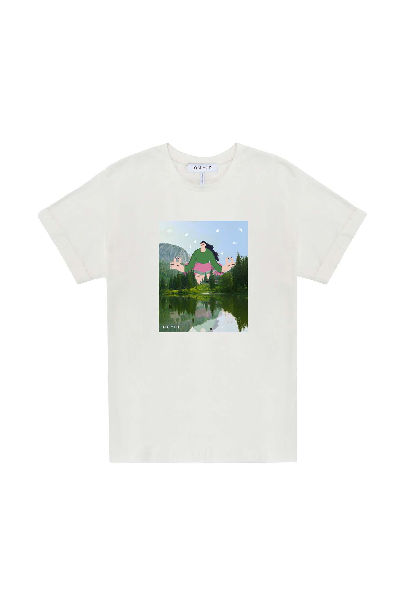 Whispers of the forest Roll-up Sleeves T-shirt