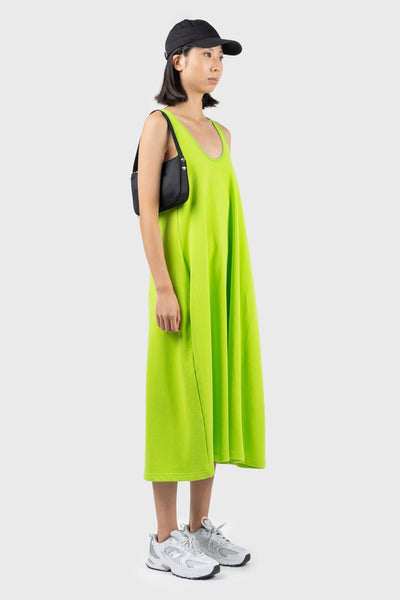 Green Heavyweight Jersey Dress