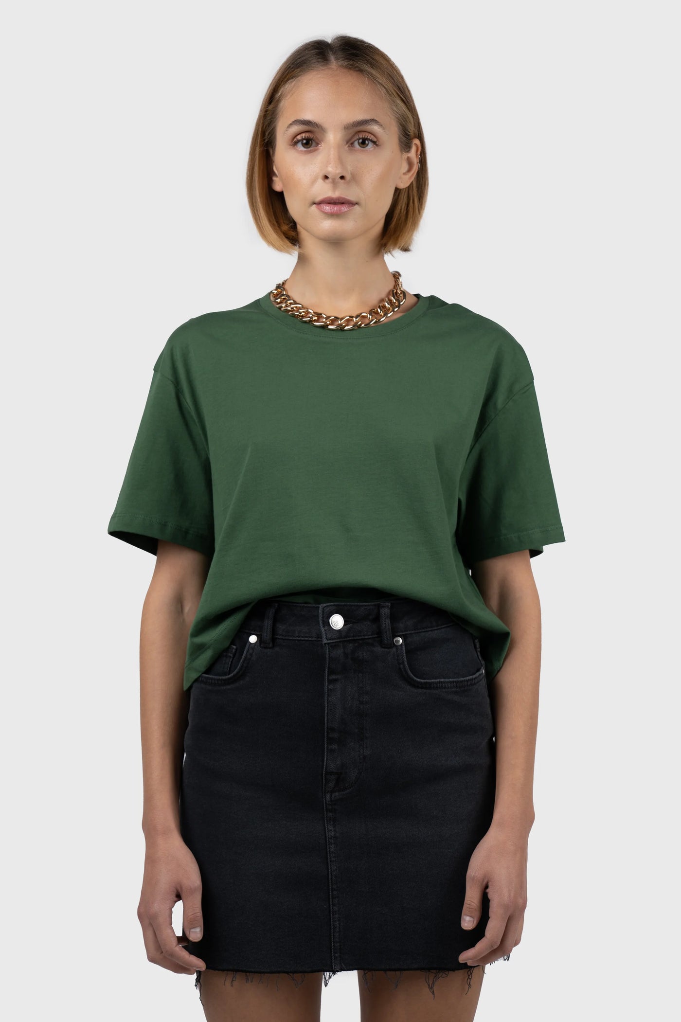 Oversize Dropped Shoulders Cropped T-Shirt