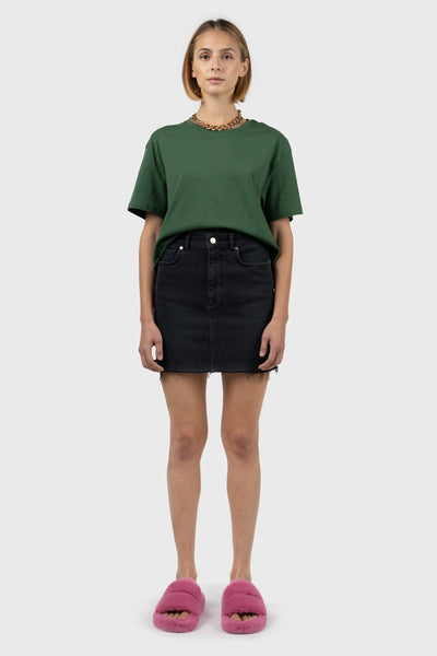 Oversize Dropped Shoulders Cropped T-Shirt