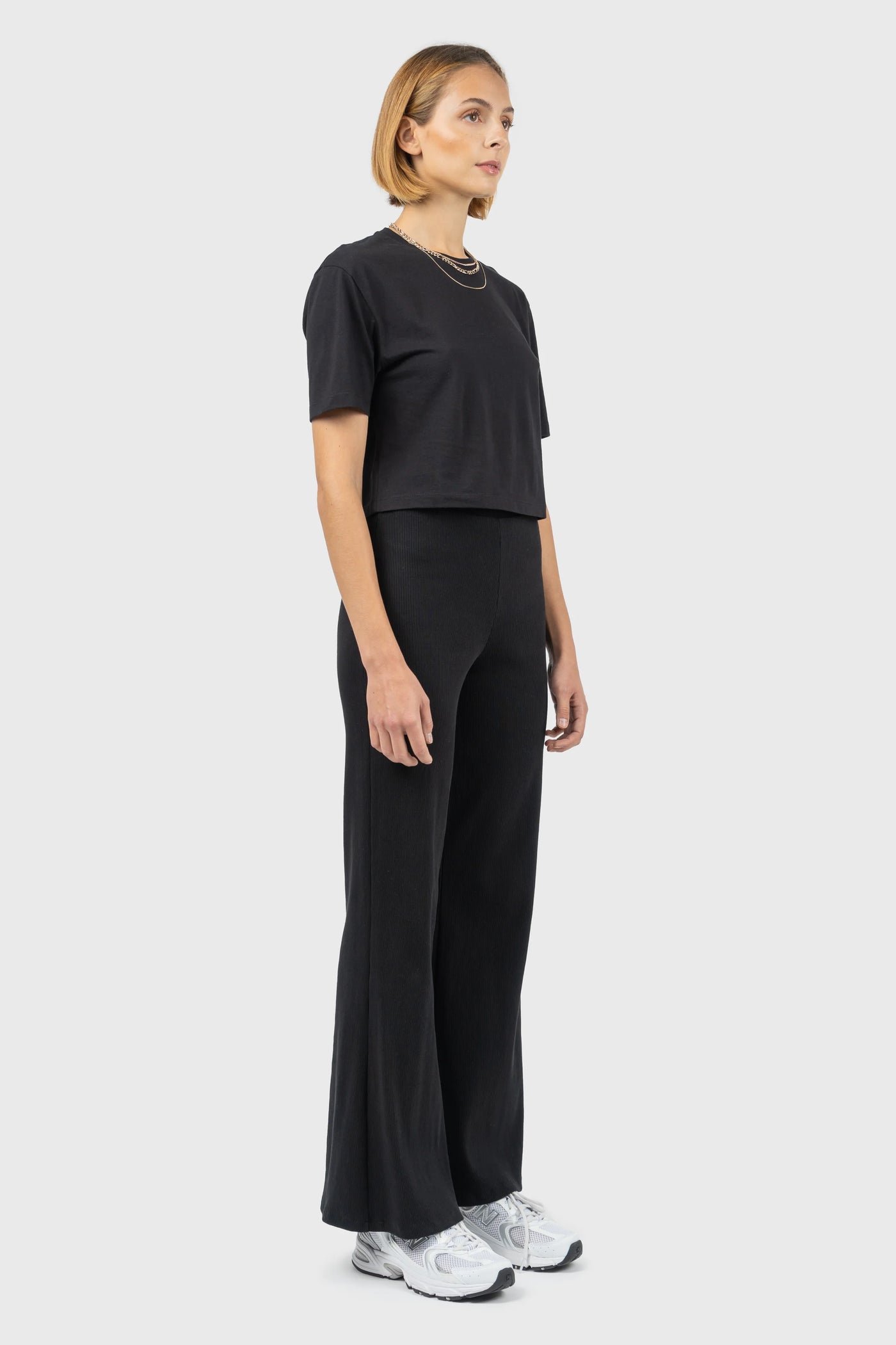 Oversize Dropped Shoulders Cropped T-Shirt