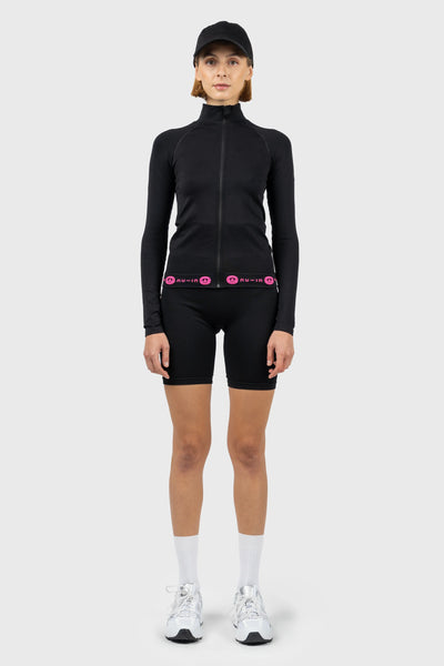 Seamless Zip Through Long Sleeve Jacket